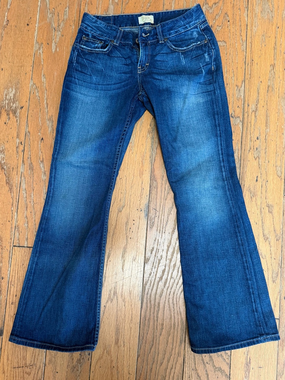 BKE Culture Stretch Jeans Women’s 28 x 31.5 Bootcut Low Rise Dark Wash